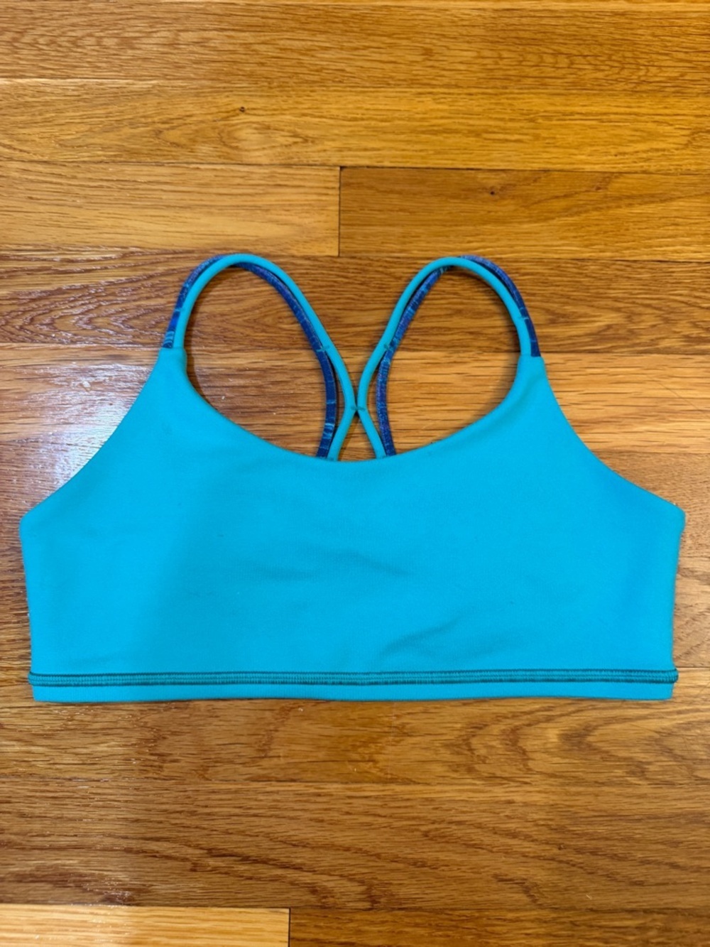 Ivivva (Lululemon Kids) Light Blue Sports Bra Strapy Racerback - Size 14